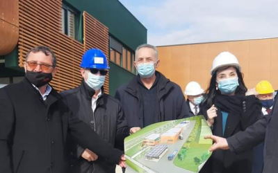 Ministrica Vučković posjetila gradilište Drvno-tehnološkog centra Slavonski hrast