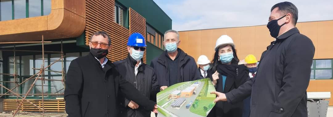 Ministrica Vučković posjetila gradilište Drvno-tehnološkog centra Slavonski hrast
