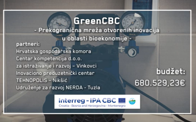 Projekt GreenCBC među izabranih 14 primjera dobre prakse u razvoju novih proizvoda i usluga