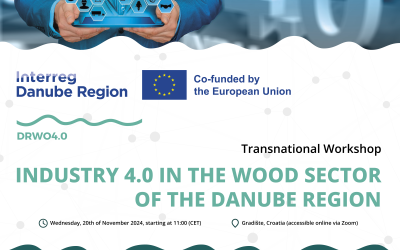 Poziv na sudjelovanje u Transnacionalnoj radionici projekta DRWO4.0 – Industrija 4.0. u drvnom sektoru Dunavske regije